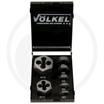 Kit d'écrous hexagonaux VÖlkel 7 pièces m3-m12