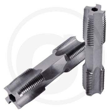 VÖlkel vÖlkel dubbele draadtap m12 x 1,75 - 70mm l1 - 22mm l2 - 8mm sleutelmaat - 10,2mm gat-Ø - 22mm l4