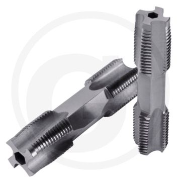 VÖlkel vÖlkel dubbele draadtap m 16 x 2,0 - 70mm l1 - 22mm l2 - 10mm sleutelmaat - 4mm sleutelmaat
