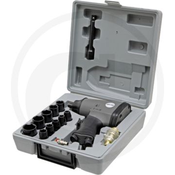 Aerotec aerotec slagmoersleutel-set 1/2" - draaimoment 345 nm, 6000 omw./min, 1/2" doppen en verlengstuk