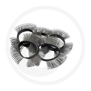Bande de brosse Hazet 11 mm de large, grossière, pointes courbes