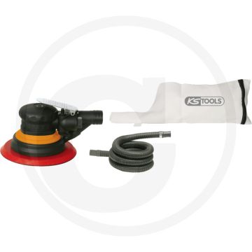 Ks tools excenterschuurmachine (fijn) met stofzuigeraansluiting, 150 mm - 240 watt