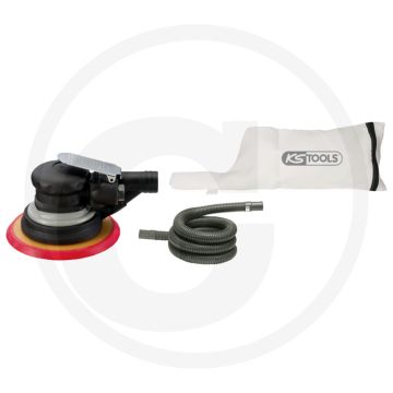 Ks tools excenterschuurmachine (grof) met stofzuigeraansluiting, 150 mm - 240 watt, 10000 omw/min