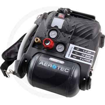 Aerotec compressor aerotec airliner 5-go draagbare zuigercompressor 200 l/min aanzuigcapaciteit