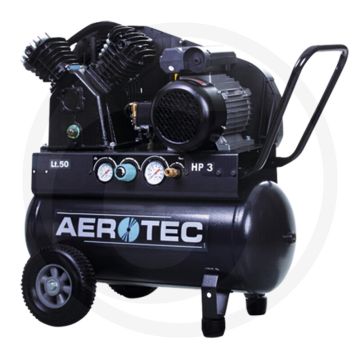 Aerotec aerotec zuigercompressor aero 450-50 ct3-230 volt techline - 450 l/min aanzuigcapaciteit
