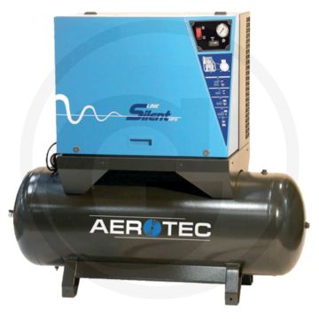 Aerotec aerotec compressor 270l silent stationair met 10 bar werkdruk