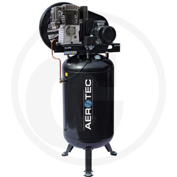 Aerotec aerotec compressor n59-270 pro 270l 690l/min 520l/min 4,0kw 1200omw/min 2 trappen 2 cilinders 400v/50hz 140kg 10 bar 97/78db (a)