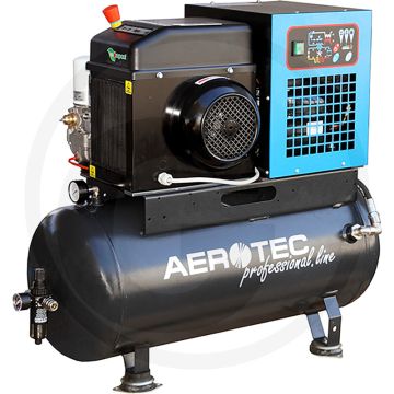 Aerotec aerotec compack 3 tr-90l pro schraubenkompressor 400 v mit trockner - 360 l/min.