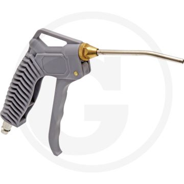 Aerotec aerotec blaaspistool met korte blaasmond - lengte 100mm, instelbare luchtstraal, geribbelde handgreep