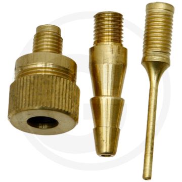 Adapter 3-delig, voor bandenvulpistool - universell passend • fahrradadapter, ballnadel, luftmatratzenadapter