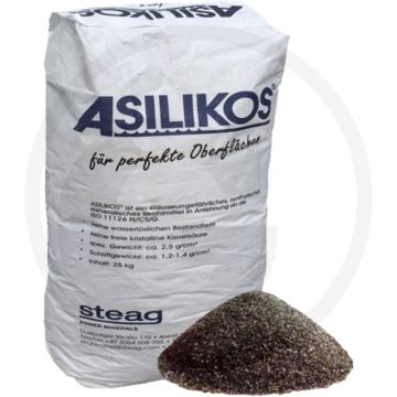 Straalzand straalkorrels 0,2 - 0,5 mm, 25 kg zak - umweltfreundliches strahlmittel