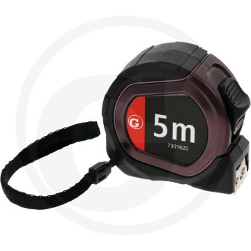 Black edition black edition meetlint 5 meter - met magneet, automatische terugloop, blokkering