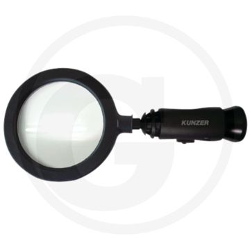 Loep met Ø 90 mm gezichtsveld en 14 witte leds