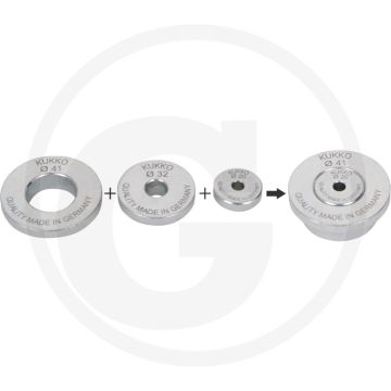 Kukko drukstuk kit Ø: 20 / 32 / 41 - inhoud: 20 mm, 32 mm, 41 mm