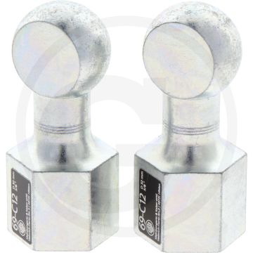 Adaptateur de palier (paire) - convient aux paliers jusqu'à 80 mm