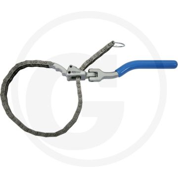 Clé à chaîne Ks tools, Ø : 160 mm - chaîne robuste à double tension