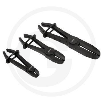 Black edition black edition afklemtangenset, 3-delig - voor slangen tot Ø 15, 30 en 60 mm