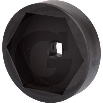 Ks tools 1" achsmuttern-schlüssel, 6-kant, kurz, 135mm - hoogwaardig speciaal-werkzeugstahl