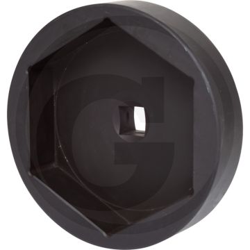 Ks tools 1" achsmuttern-schlüssel, 6-kant, kurz, 160mm - hoogwaardig speciaal gereedschap met hoge draaimomenten