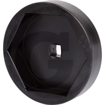 Ks tools ks tools 1" achsmuttern-schlüssel, 6-kant, kurz, 165mm - hoogwaardig gereedschap voor hoge draaimomenten