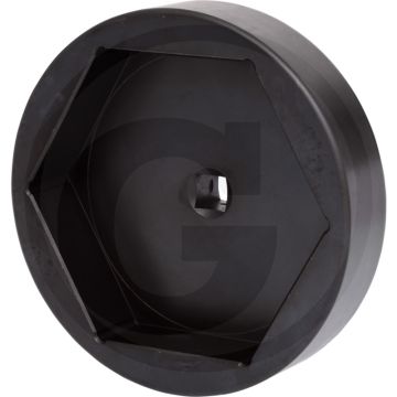 Ks tools 3/4" achsmuttern-schlüssel, 6-kant, kurz, 160mm - hoogwaardig gereedschap voor assen