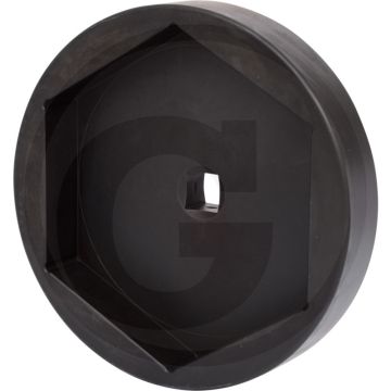 Ks tools 1" achsmuttern-schlüssel, 6-kant, kurz, 200mm - hoogwaardig speciaal-werkzeugstahl