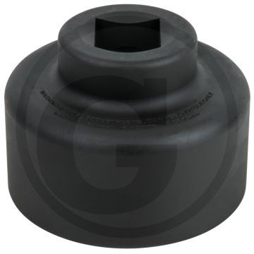 Ks tools 1" achsmuttern-schlüssel, 6-kant, kurz, 75mm - hoogwaardig speciaal-werkzeugstahl