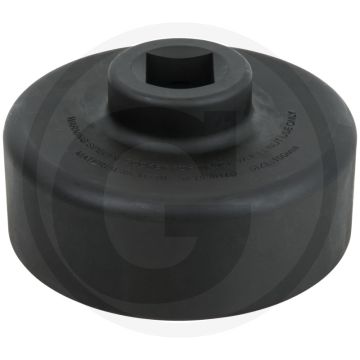 Ks tools 1" achsmuttern-schlüssel, 6-kant, kurz, 100mm - hoogwaardig gereedschap voor hoge draaimomenten