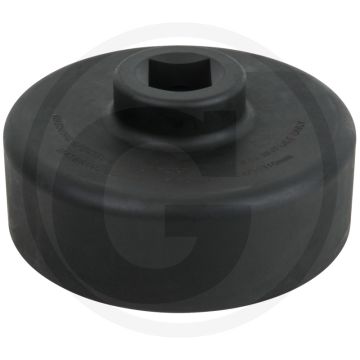 Ks tools 1" achsmuttern-schlüssel, 6-kant, kurz, 110mm - robuuste uitvoering met hoge draaimomenten