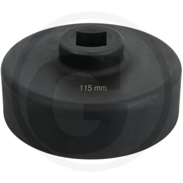 Ks tools 1" achsmuttern-schlüssel, 6-kant, kurz, 115mm - hoogwaardig gereedschap voor hoge draaimomenten