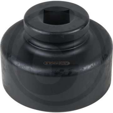 Ks tools 1" achsmuttern-schlüssel, 8-kant, kurz, 100 mm - robuuste uitvoering met hoge draaimomenten