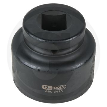 Ks tools 1" achsmuttern-schlüssel, 8-kant, kurz, 70 mm - hoogwaardig gereedschap voor hoge draaimomenten