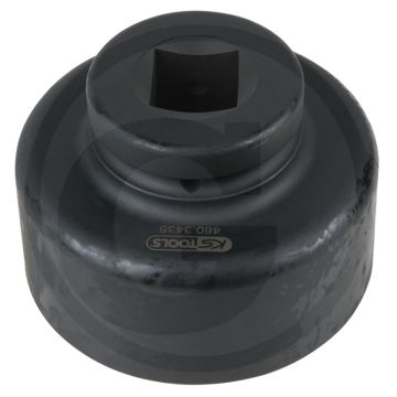 Ks tools 1" achsmuttern-schlüssel, 8-kant, kurz, 90 mm - robuuste uitvoering voor hoge draaimomenten