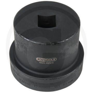 Ks tools 1" achsmuttern-schlüssel mit führungsbund, 12-kant - sleutelmaat 85mm