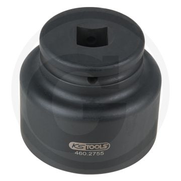 Ks tools 3/4" achsmuttern-schlüssel, 8-kant, kurz, 70 mm - hoogwaardig speciaal-werkzeugstahl