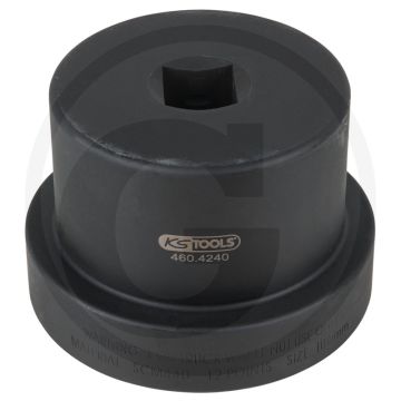 Ks tools 1" achsmuttern-schlüssel mit führungsbund, 12-kant - 100mm sleutelmaat