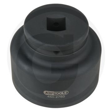 Ks tools 3/4" achsmuttern-schlüssel, 8-kant, kurz, 75 mm - hoogwaardig speciaal-werkzeugstahl