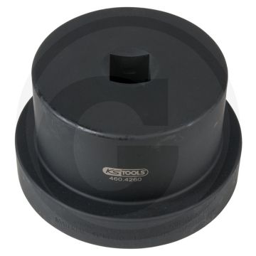 Ks tools 1" achsmuttern-schlüssel mit führungsbund, 12-kant - sleutelmaat 120mm