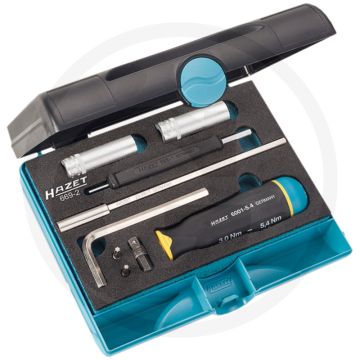 Jeux d'outils Hazet pour le système de contrôle de la pression des pneus - dimensions : 185x153x52 mm