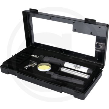 Ks tools micro-soldeerset, 10-delig - gassoldeer-brander tot 1.300°c