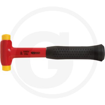 Ks tools geïsoleerde terugslagvrije hamer, kop-Ø 25mm, 300mm totale lengte