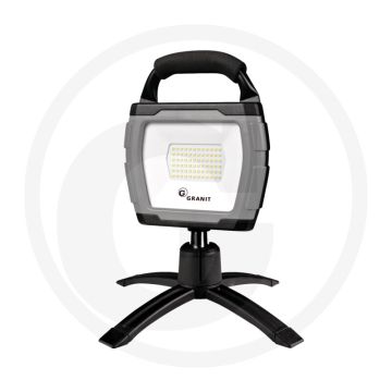 Black edition led accu bouwlamp bex 3000 - 2800 lumen high-power modus