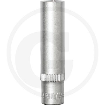Black edition black edition 3/8" dopsleutel zeskant, lang 3/8" - lengte: 63mm