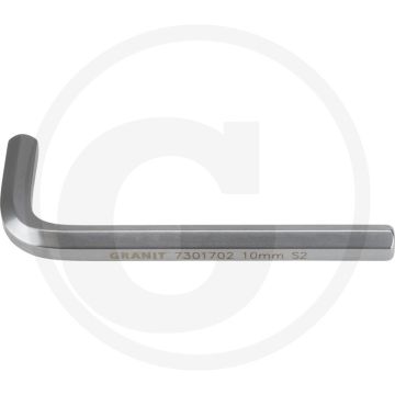 Black edition black edition haakse stiftsleutel, kort, 10 mm - l1: 122 mm