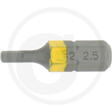 Black edition black edition vpe10 1/4" 25 mm binnenzeskant-bit, 2,5 - 25 mm lengte