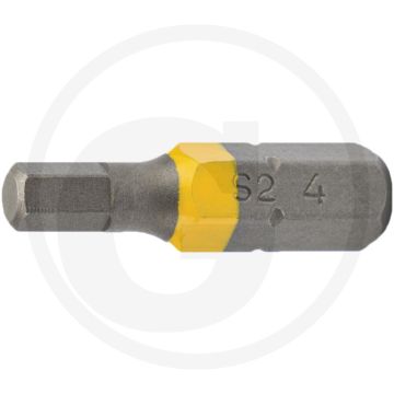 Black edition black edition vpe10 1/4" 25 mm binnenzeskant-bit, 4 mm - 25 mm lengte