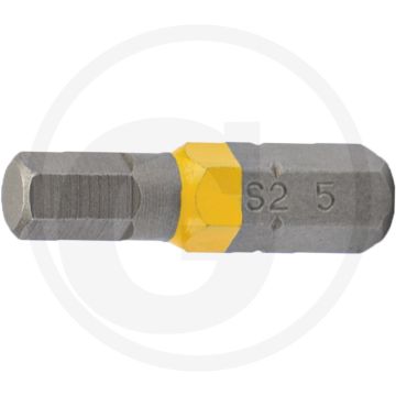 Black edition black edition vpe10 1/4" 25 mm binnenzeskant-bit, 5 mm - 25 mm lengte