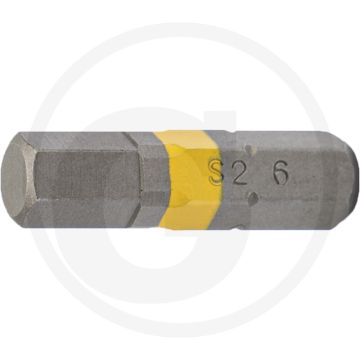 Black edition black edition vpe10 Embout hexagonal 1/4" 25 mm, 6 mm - longueur : 25 mm