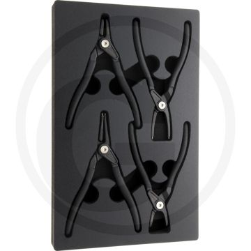 Jeu de clés à circlips Black edition, 4 pièces - pour circlips 19-60 mm