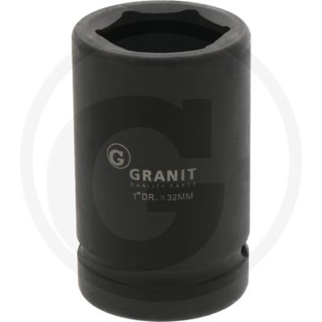 Black edition black edition 1" dop, 32 mm - sleutelmaat 32